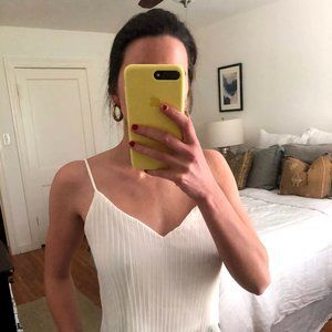 White Summer Lined Tank